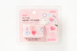 STICKER ROLL GLITTER HEART
