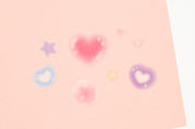 STICKER ROLL GLITTER HEART
