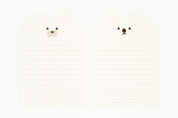 LETTER PAPER DOME WHITE BEAR