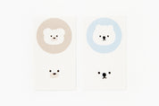 LETTER PAPER DOME WHITE BEAR