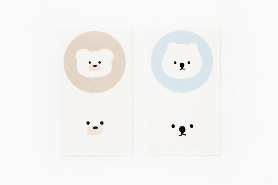 LETTER PAPER DOME WHITE BEAR