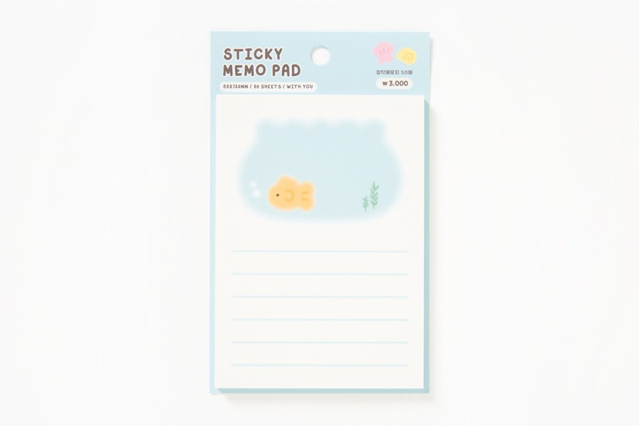 MEMO STICKY GOLDFISH