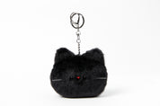 BAG CHARM FLUFFY FACE SERIES BLACK CAT