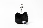 BAG CHARM FLUFFY FACE SERIES BLACK CAT