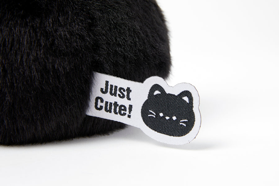 BAG CHARM FLUFFY FACE SERIES BLACK CAT
