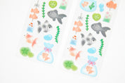 SEAL STICKER GOLDFISH TRANSPARENT PVC