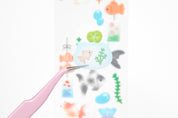 SEAL STICKER GOLDFISH TRANSPARENT PVC