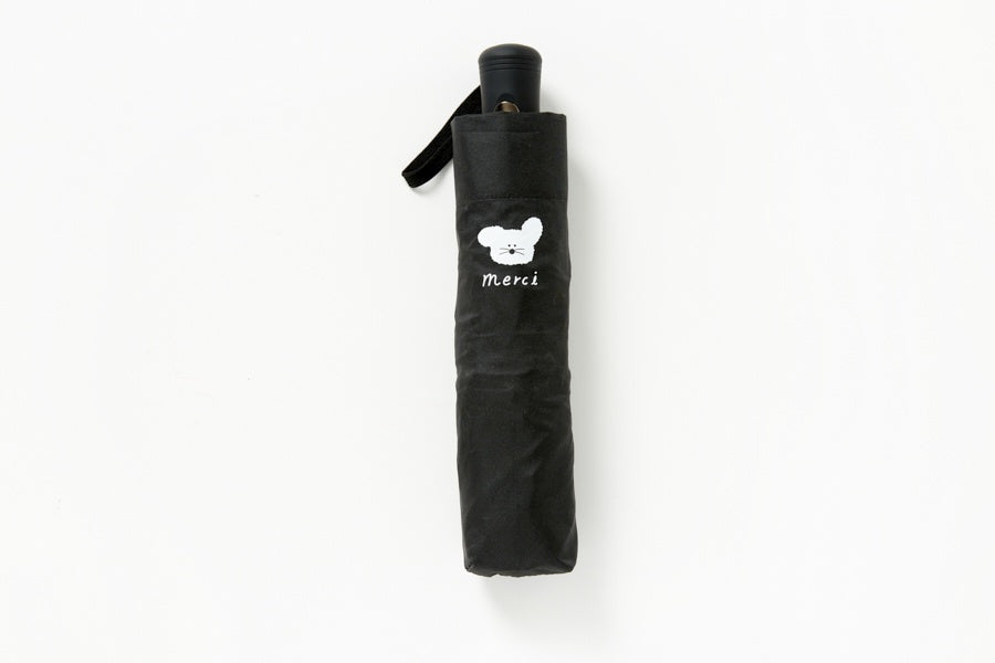 UMBRELLA 3 STAGE SEMI AUTO BLACK MOUSE