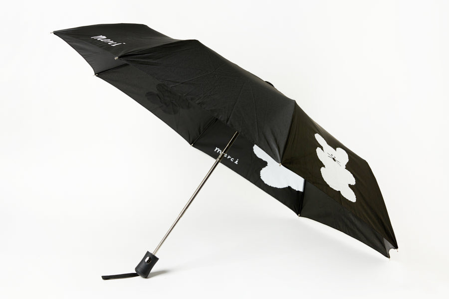 UMBRELLA 3 STAGE SEMI AUTO BLACK MOUSE