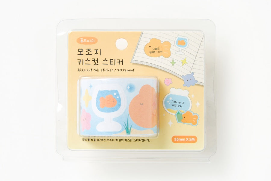 ROLL STICKER GOLDFISH