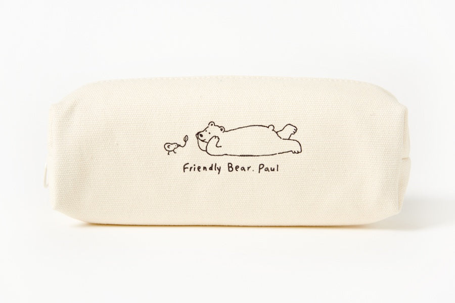 Pouch “Friendly Bear” Beige Ivory