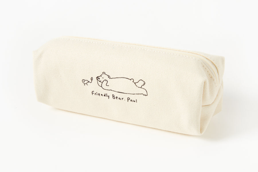 Pouch “Friendly Bear” Beige Ivory