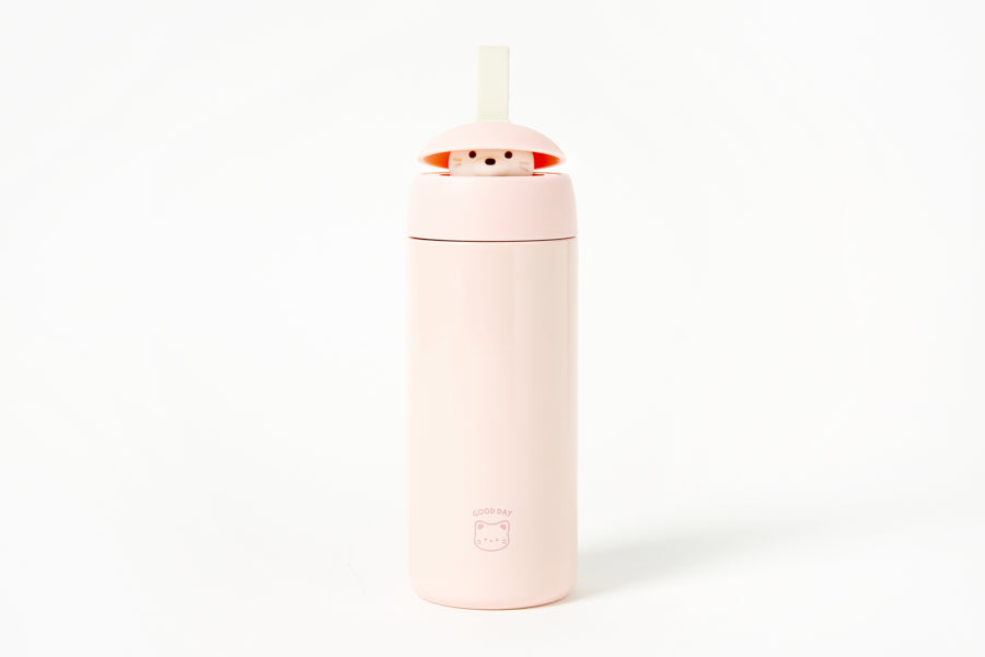 TUMBLER PEEKING CAT PINK (350ML)