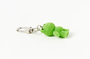 KEY RING FLOCKED FROG