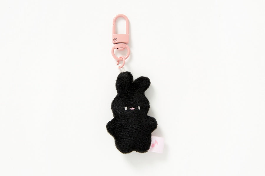 MINI KEYRING CHARM BLACK RABBIT