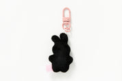 MINI KEYRING CHARM BLACK RABBIT