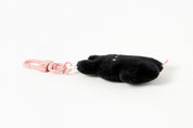 MINI KEYRING CHARM BLACK RABBIT