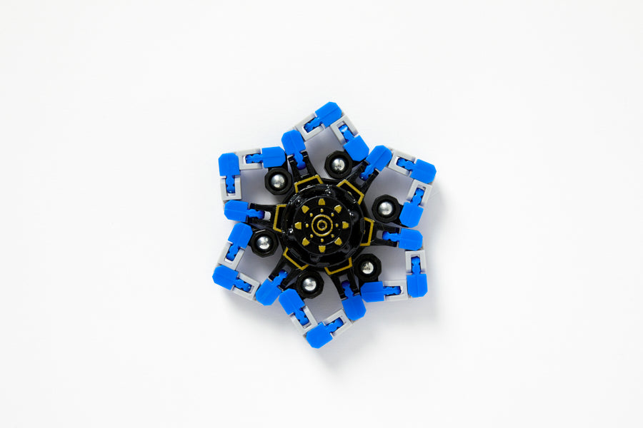 ROBOT FIDGET SPINNER BLUE