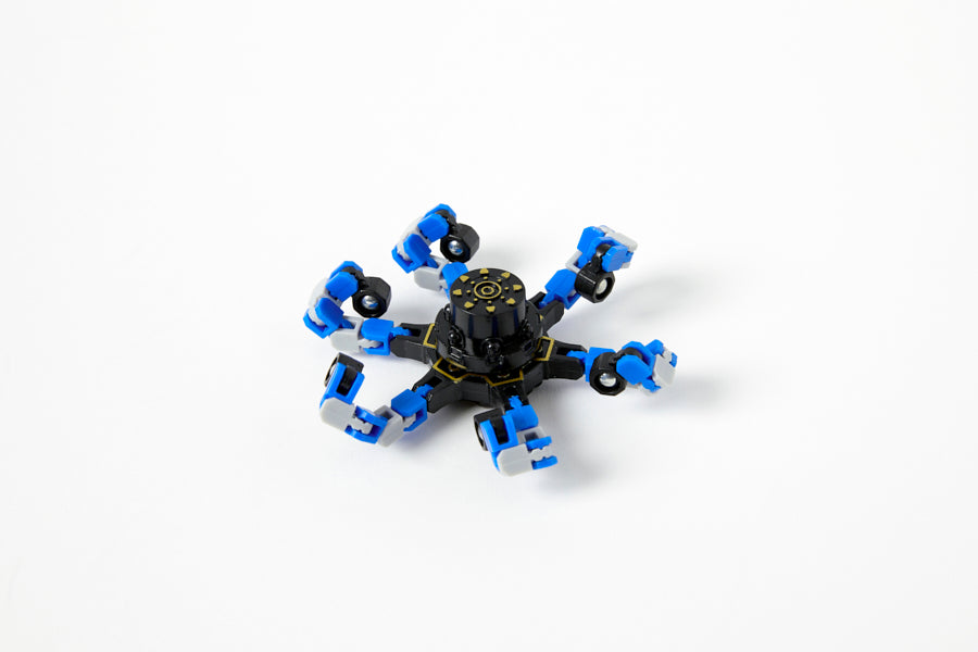 ROBOT FIDGET SPINNER BLUE