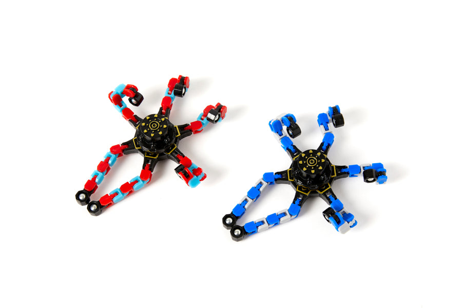 ROBOT FIDGET SPINNER BLUE