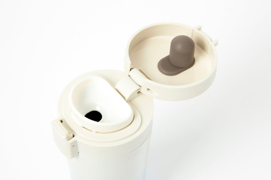 BUTTON TUMBLER GRADIENT IVORY BLUE PUPPY 380ML