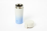 BUTTON TUMBLER GRADIENT IVORY BLUE PUPPY 380ML