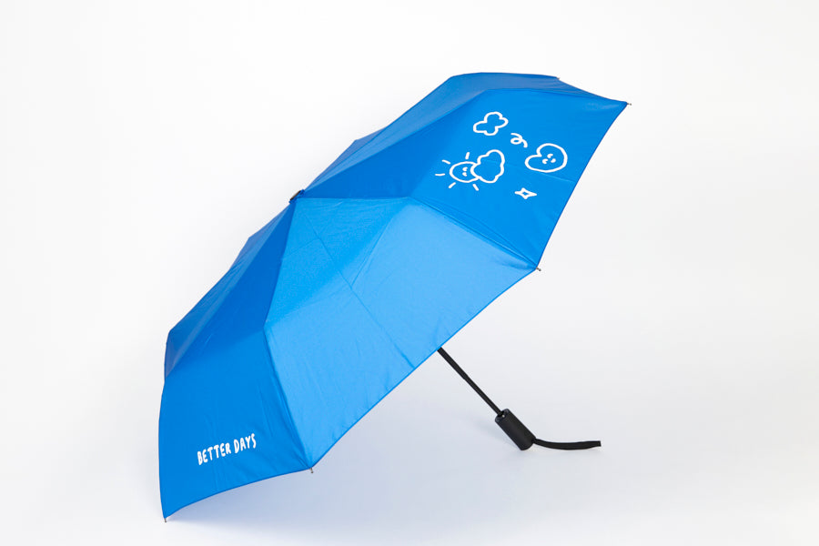 UMBRELLA 3 STAGE AUTO BLUE BETTER DAYS