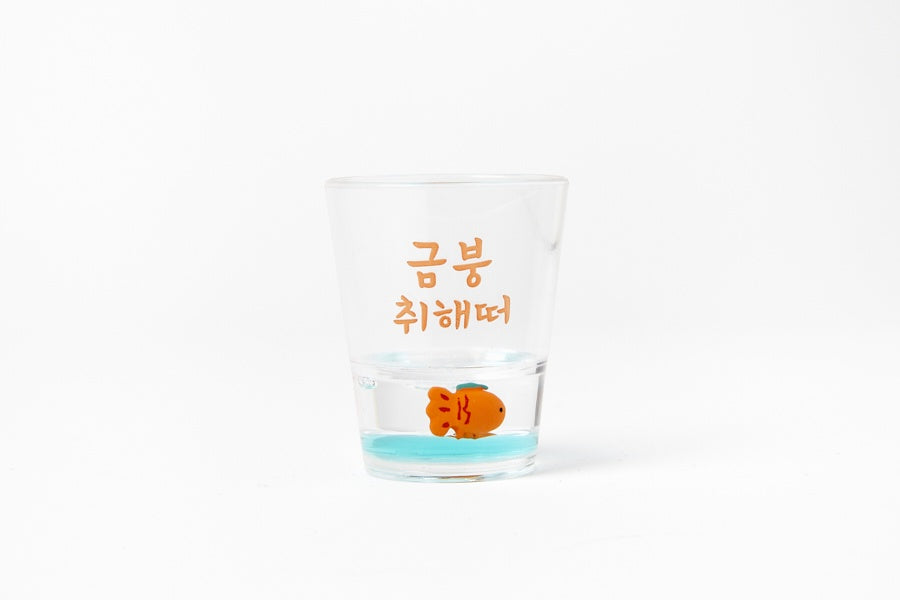 FIGURE SOJU GLASS GOLDFISH DRUNK