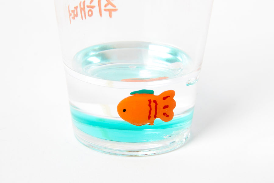 FIGURE SOJU GLASS GOLDFISH DRUNK