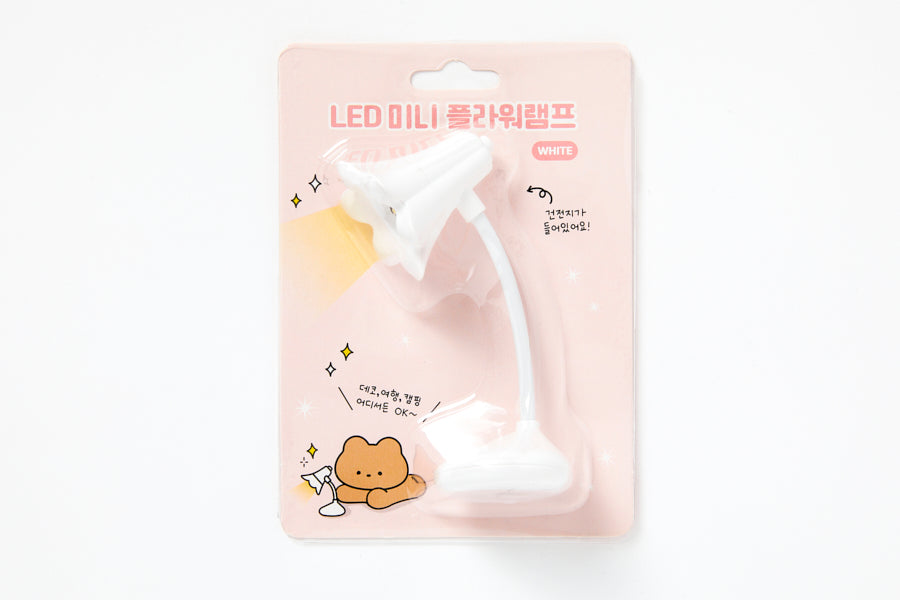 MINI FLOWER LAMP WHITE