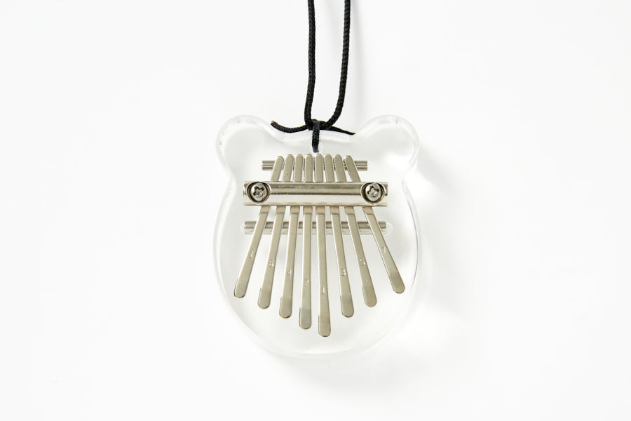 MINI KALIMBA TRANSPARENT BEAR
