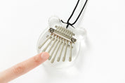 MINI KALIMBA TRANSPARENT BEAR