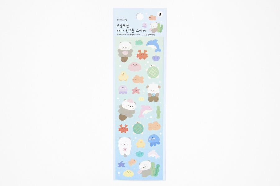 SEAL STICKER SEA FRIENDS