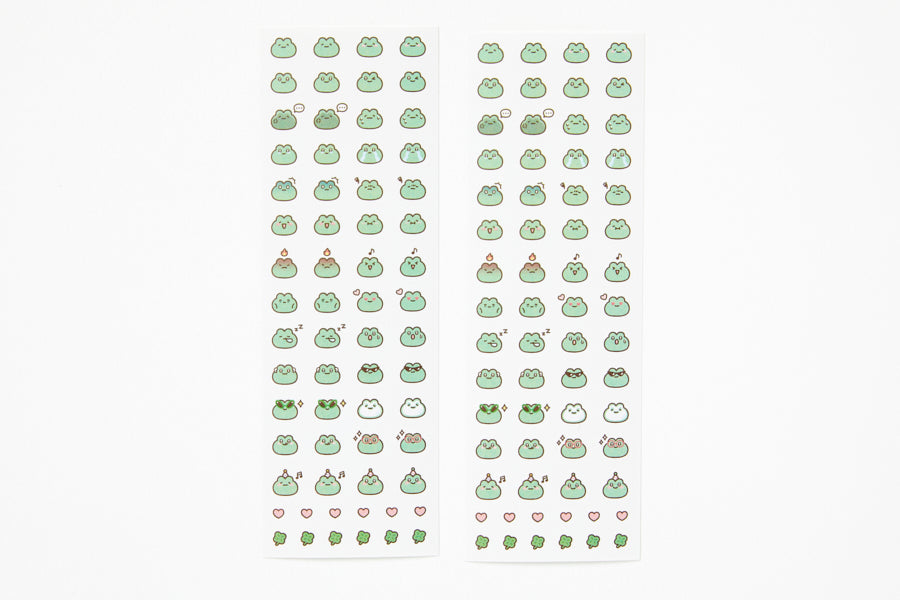 STICKER MINI FROG FACES