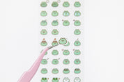 STICKER MINI FROG FACES