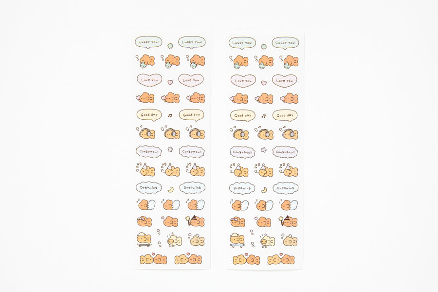 SEAL STICKER SPEECH BUBBLE GOLDFISH