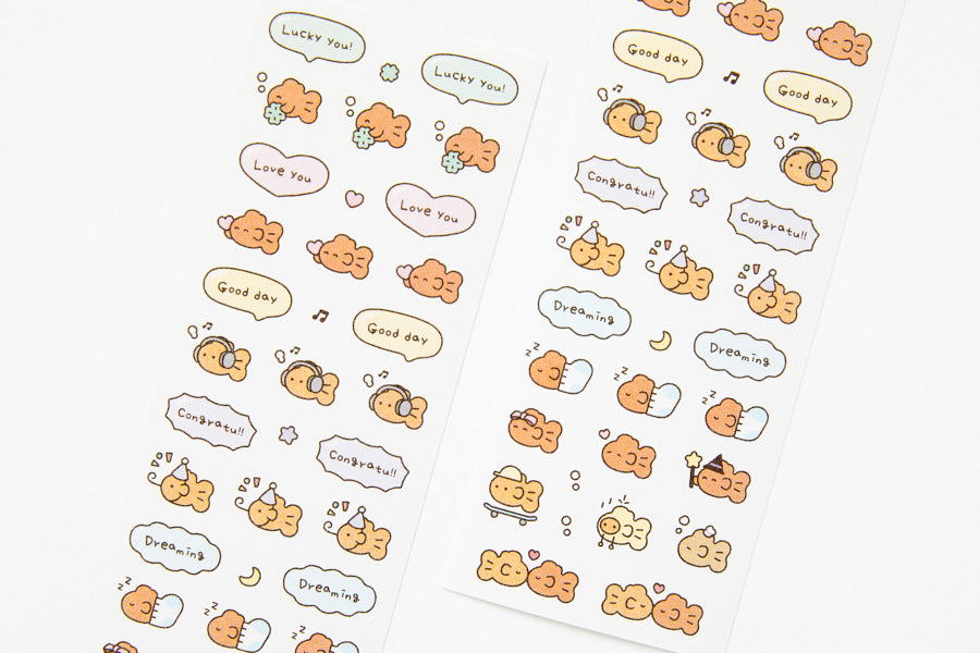 SEAL STICKER SPEECH BUBBLE GOLDFISH