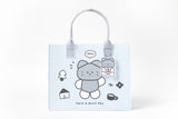 FELT SHOPPING BAG CAT MEDIUM