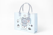 FELT SHOPPING BAG CAT MEDIUM