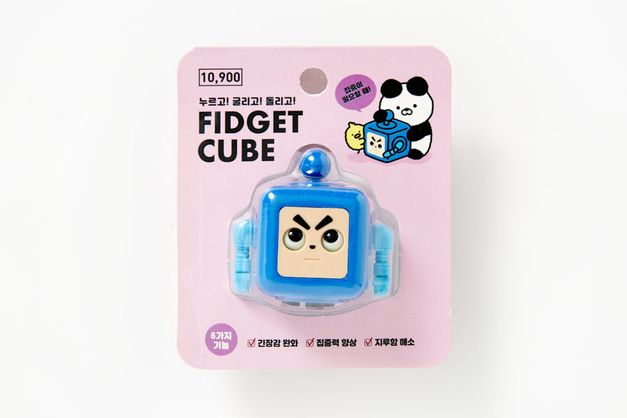 FIDGET CUBE FACE BLUE