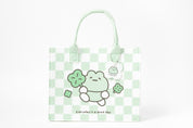 FELT SHOPPING BAG FROG MEDIUM