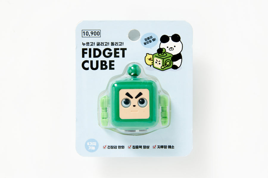 FIDGET CUBE FACE GREEN