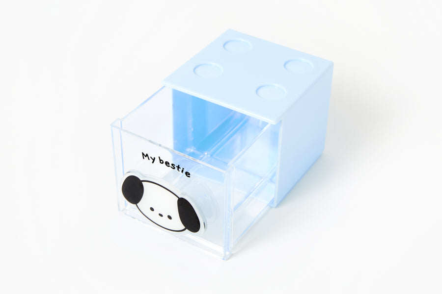 BLOCK ORGANIZER BLUE PUPPY