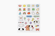 BLOCK ORGANIZER BLUE PUPPY