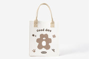 FELT SHOPPING BAG BEAR SMALL