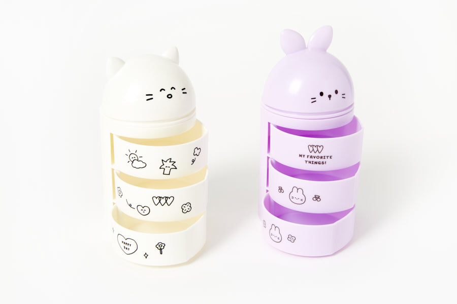 CYLINDER DRAWER PURPLE BUNNY