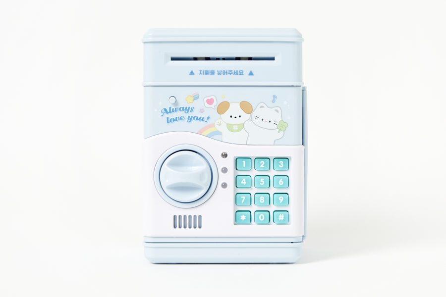 MUSIC SAVING BOX BLUE PUPPY