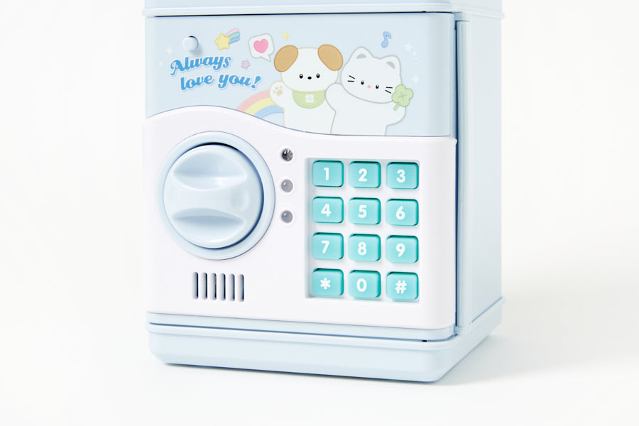 MUSIC SAVING BOX BLUE PUPPY