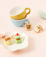 PUDDING RABBIT BEAR KEY RING SET