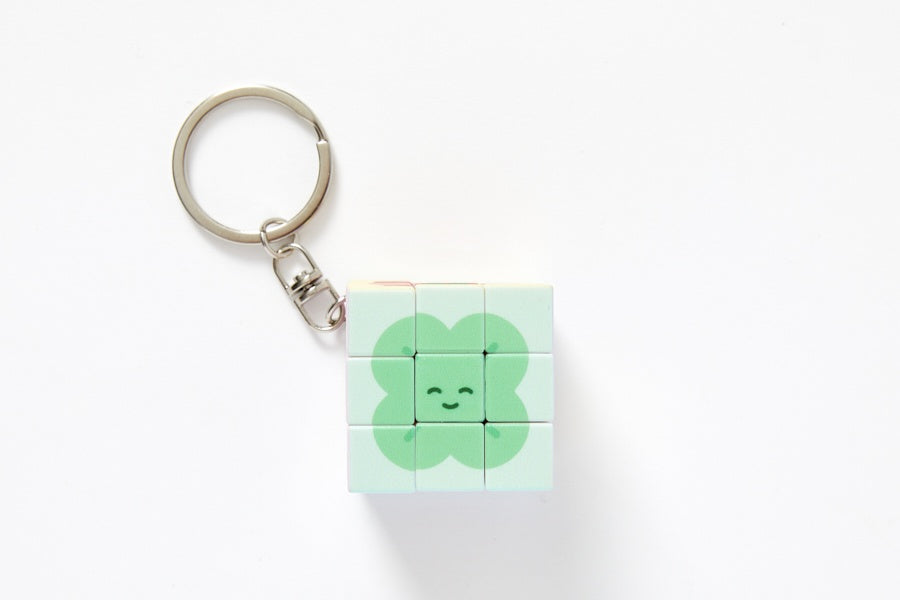 KEY RING PRINTING CUBE GOLDFISH